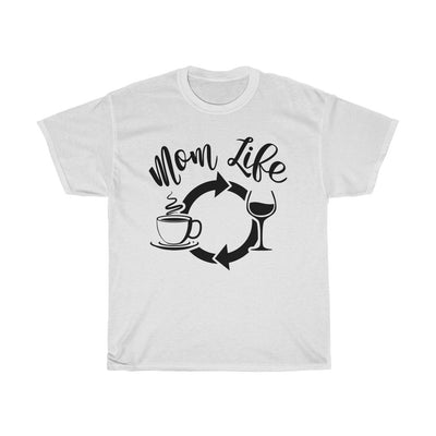 Wine Coffee Repeat Adult Shirt - InspiFlow