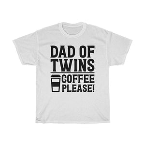 Dad of twins coffee please Adult Shirt - InspiFlow