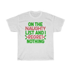 On the naughty list Unisex Adult Shirt - InspiFlow