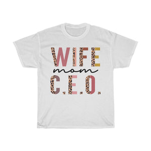 Wife Mom CEO Adult Shirt - InspiFlow