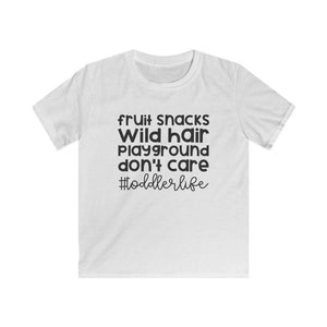 Fruit snacks wild hair Kids Shirt - InspiFlow